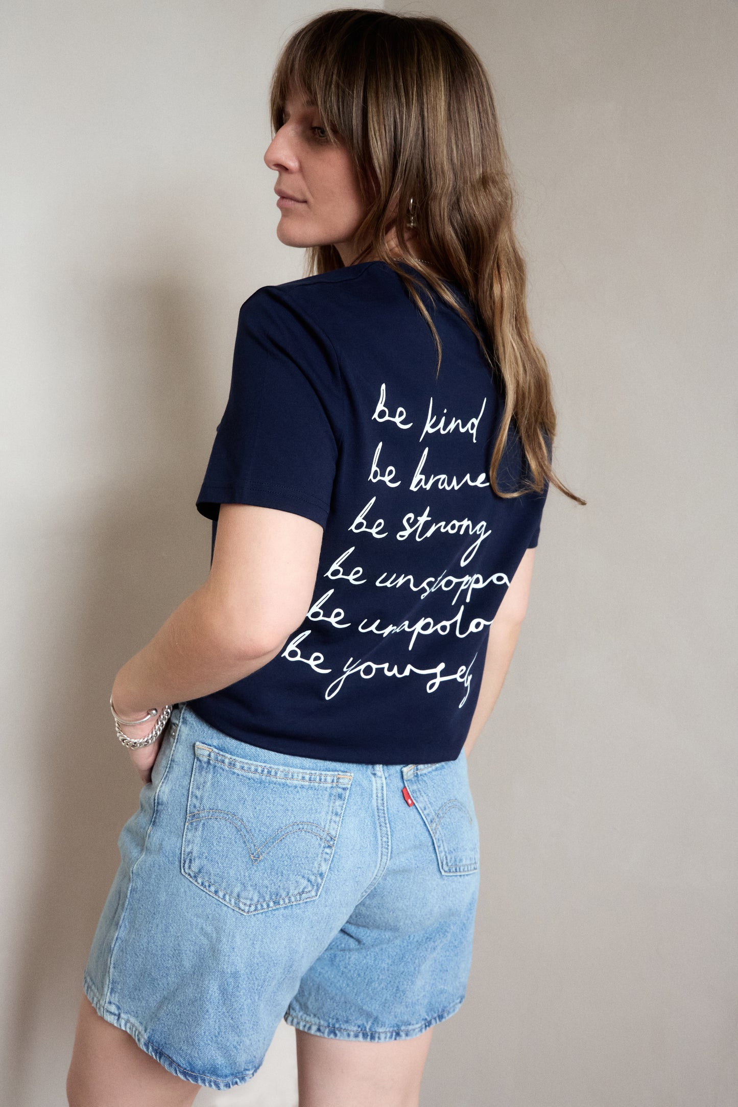 O&F Be Tee - Navy