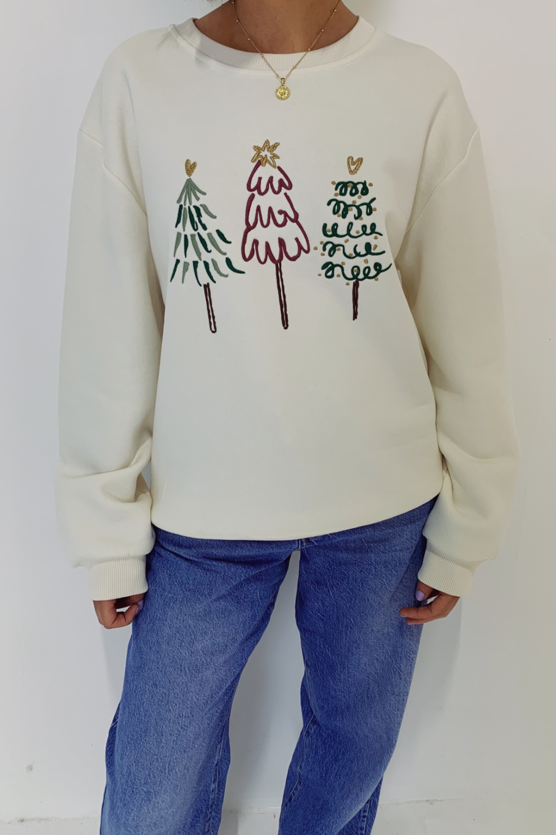 O&F Festive Tree Sweatshirt
