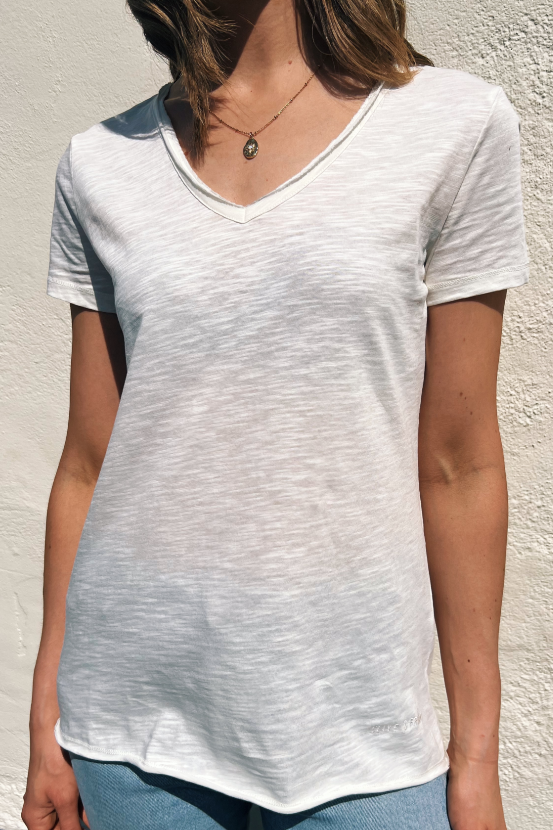 O&F You Are Magic - Cream V Neck Tee