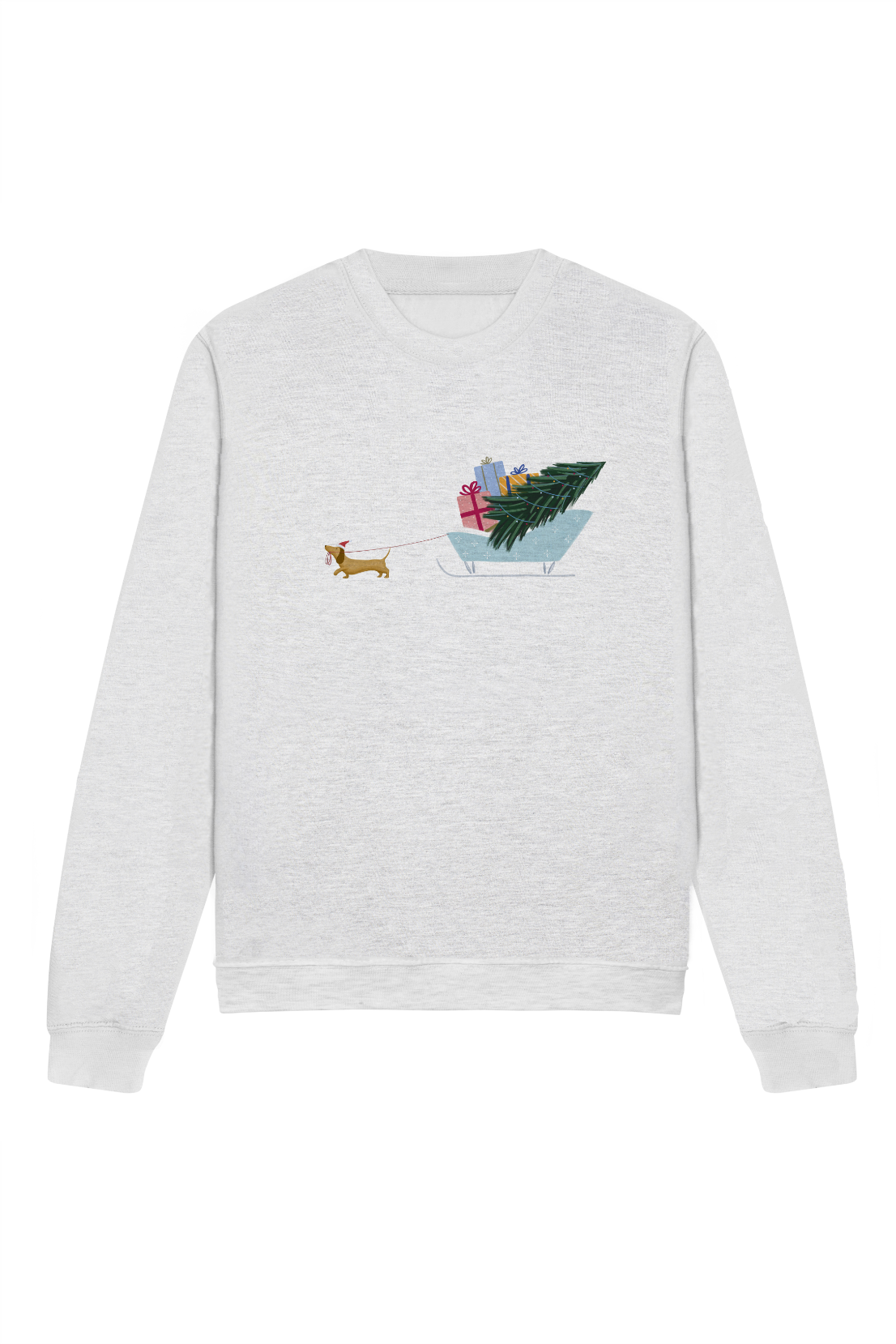 Sample: Festive Dog Sweatshirt - XS and XL