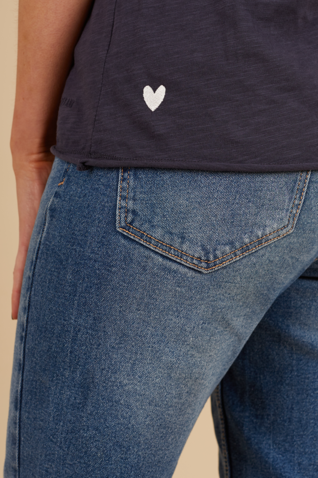 O&F You Are Magic - Navy V Neck Tee