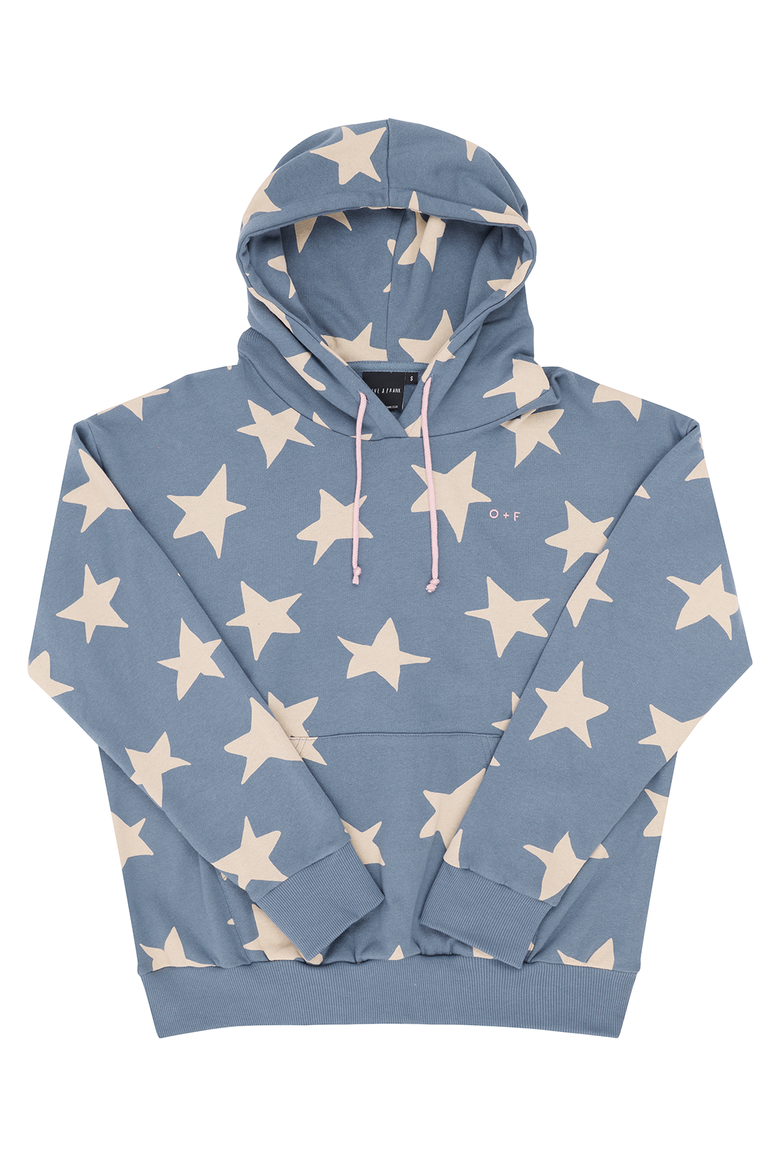 O&F Star Print Oversized Hoodie