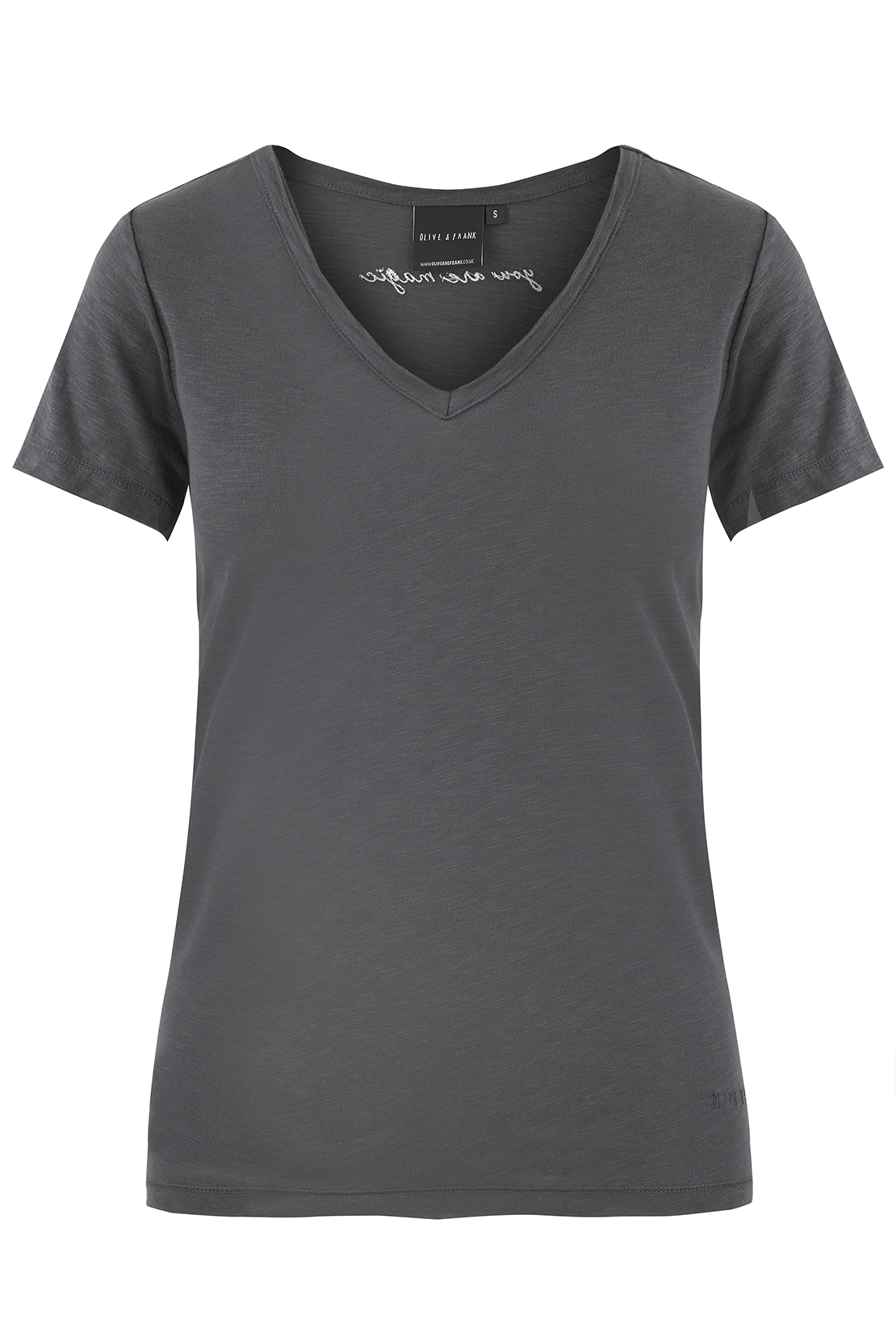 O&F You Are Magic - Charcoal V Neck Tee