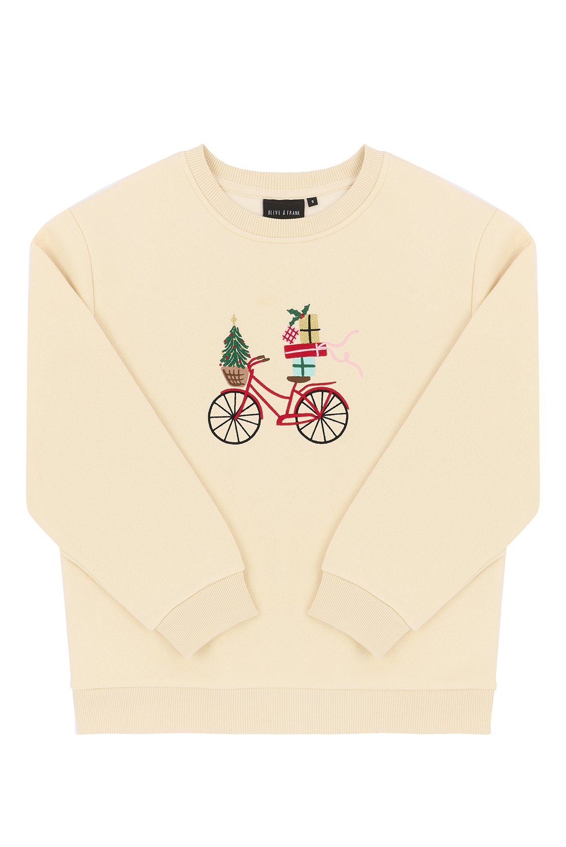 O&F Christmas Bicycle Sweatshirt