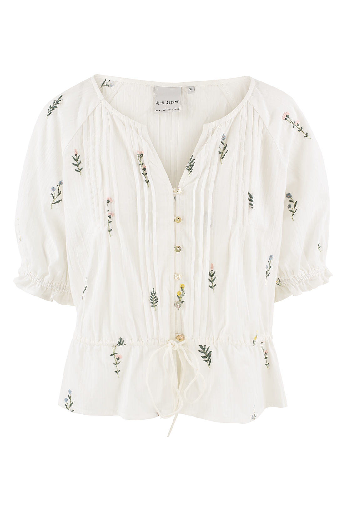 Sample: Gaby Floral Blouse - Large