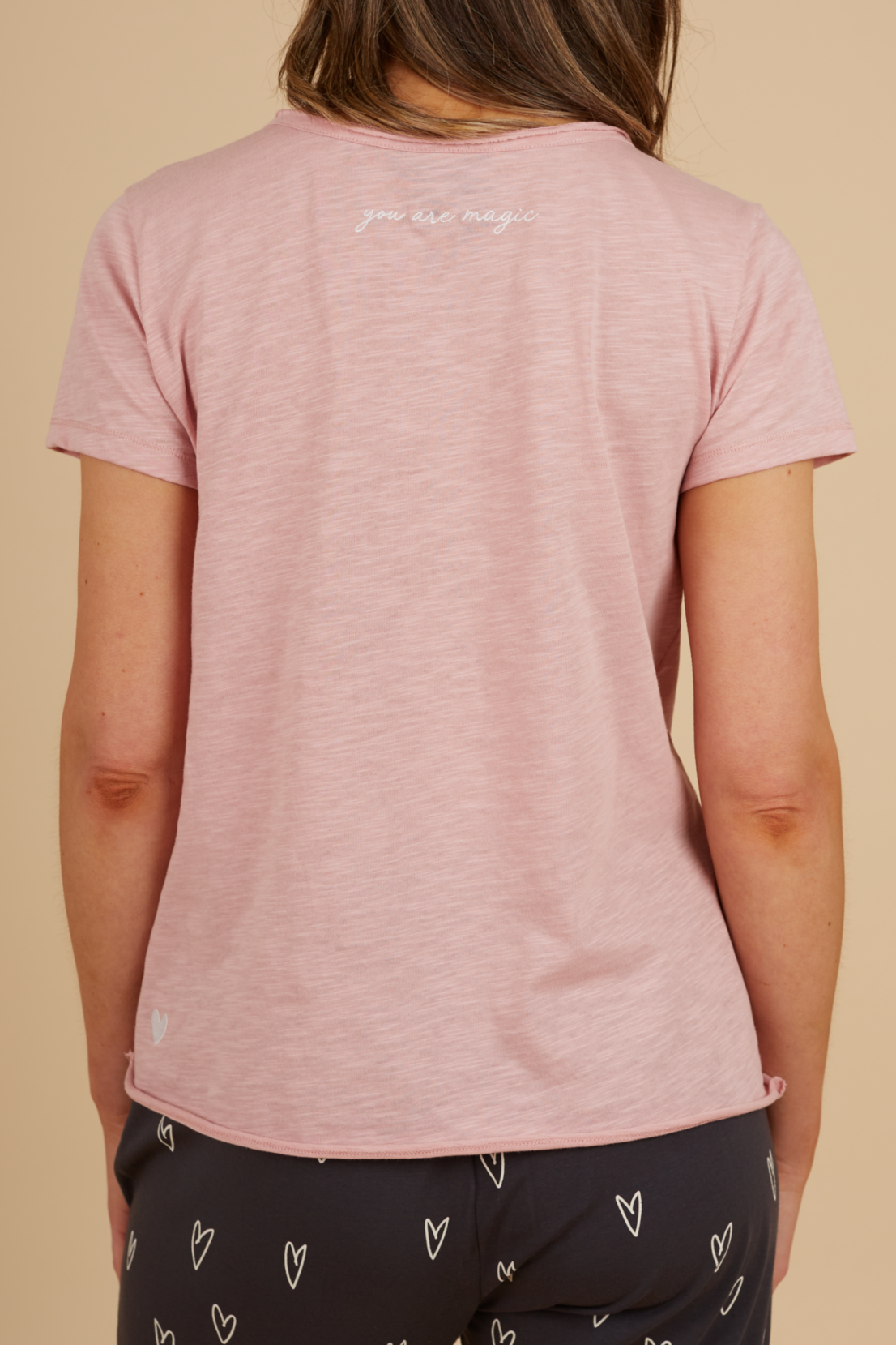 O&F You Are Magic - Pink V Neck Tee