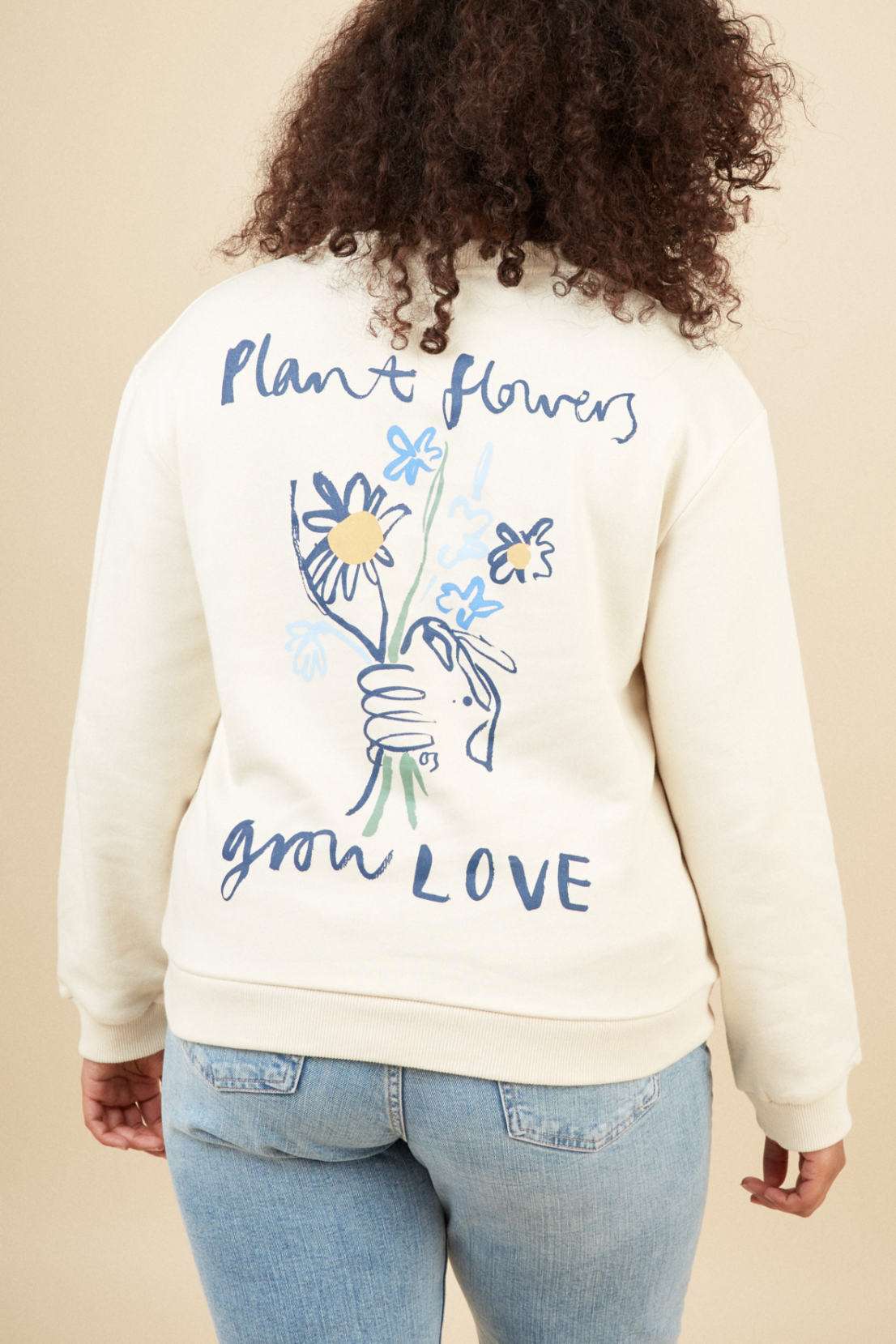 O&F Plant Flowers Grow Love Sweatshirt