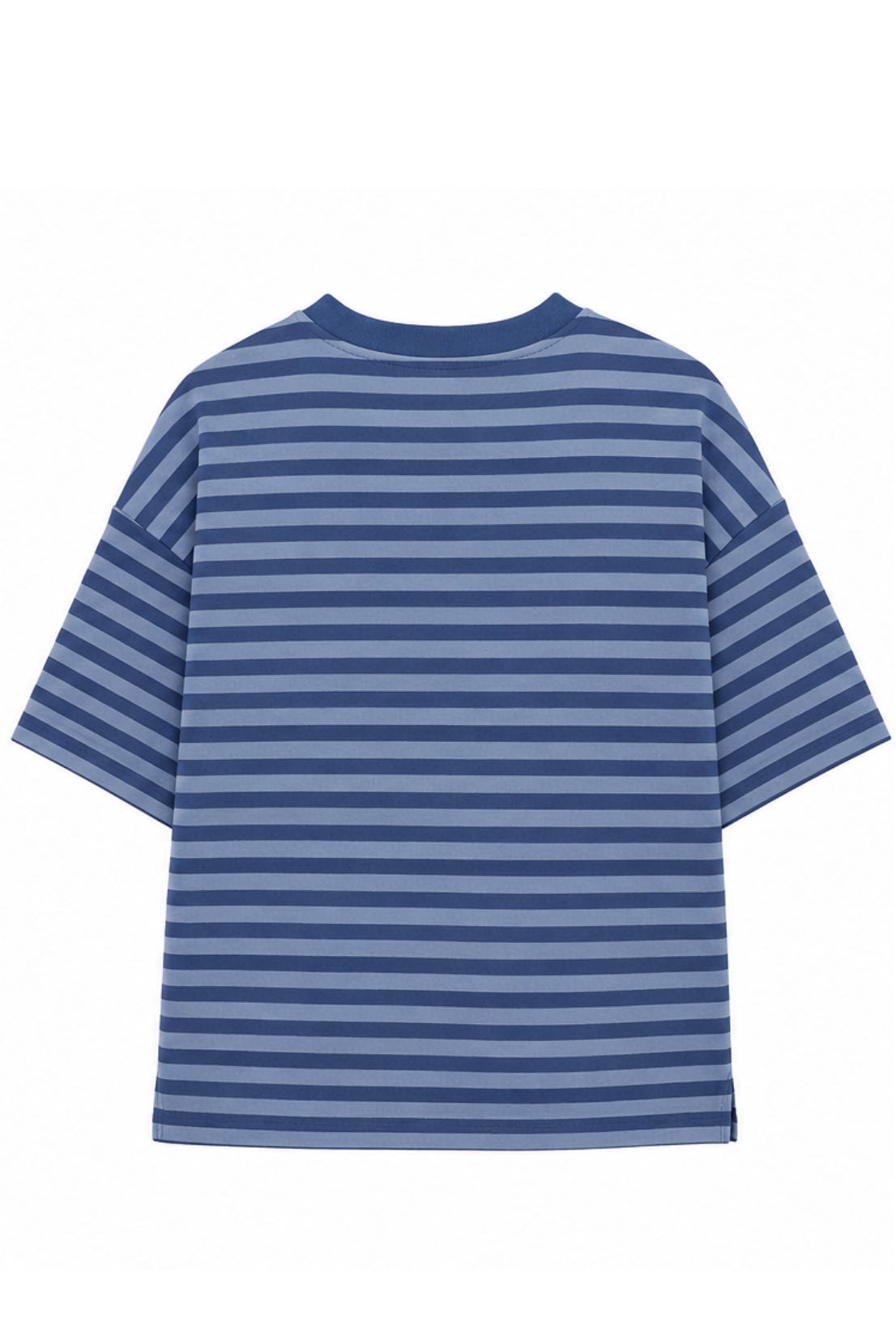 O&F Pomme Embroidered Short Sleeve Breton Tee
