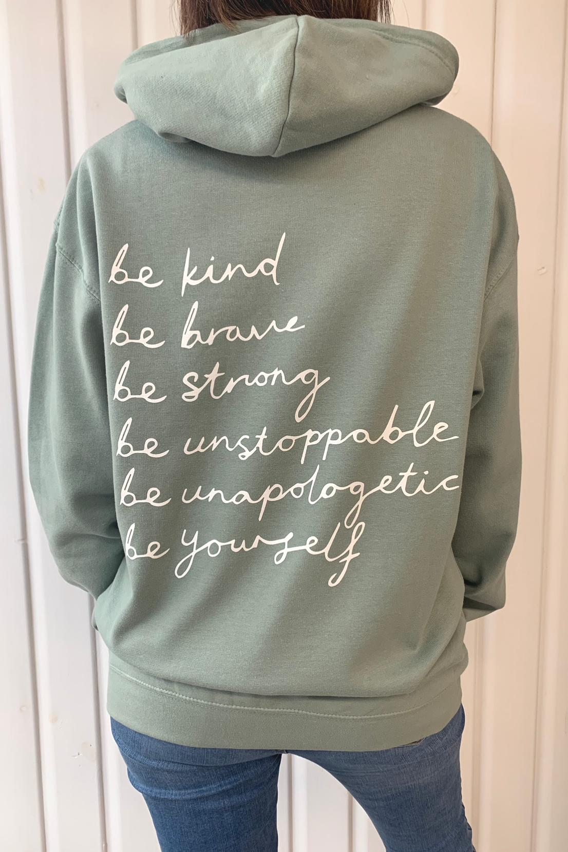 Sample: Be Hoodie - Sage