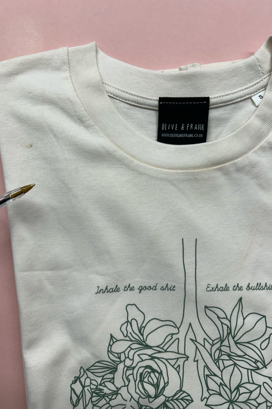 Sample: Inhale Exhale Tee - Oat - Small