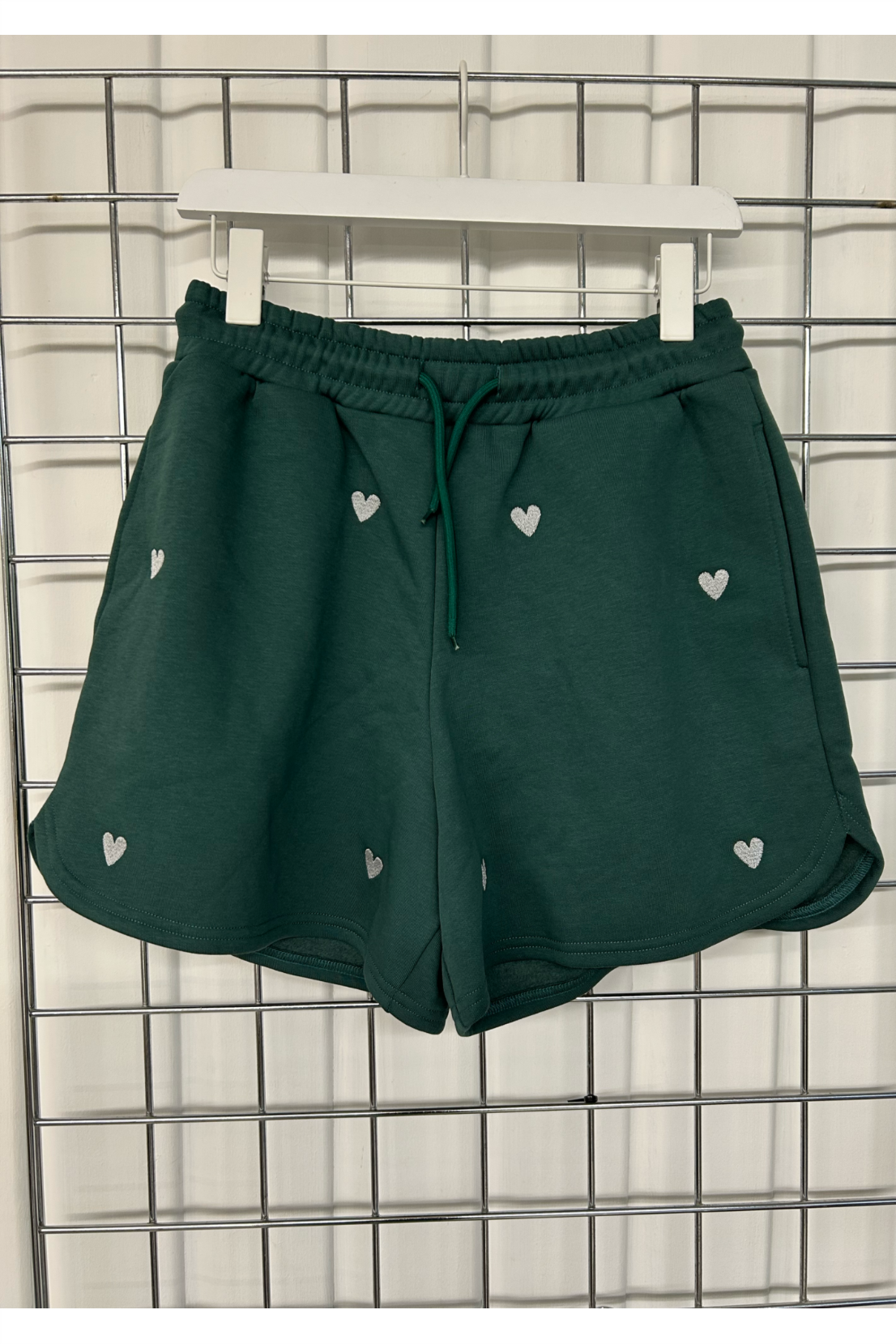 Sample: Heart Embroidered Set - Jade - Small