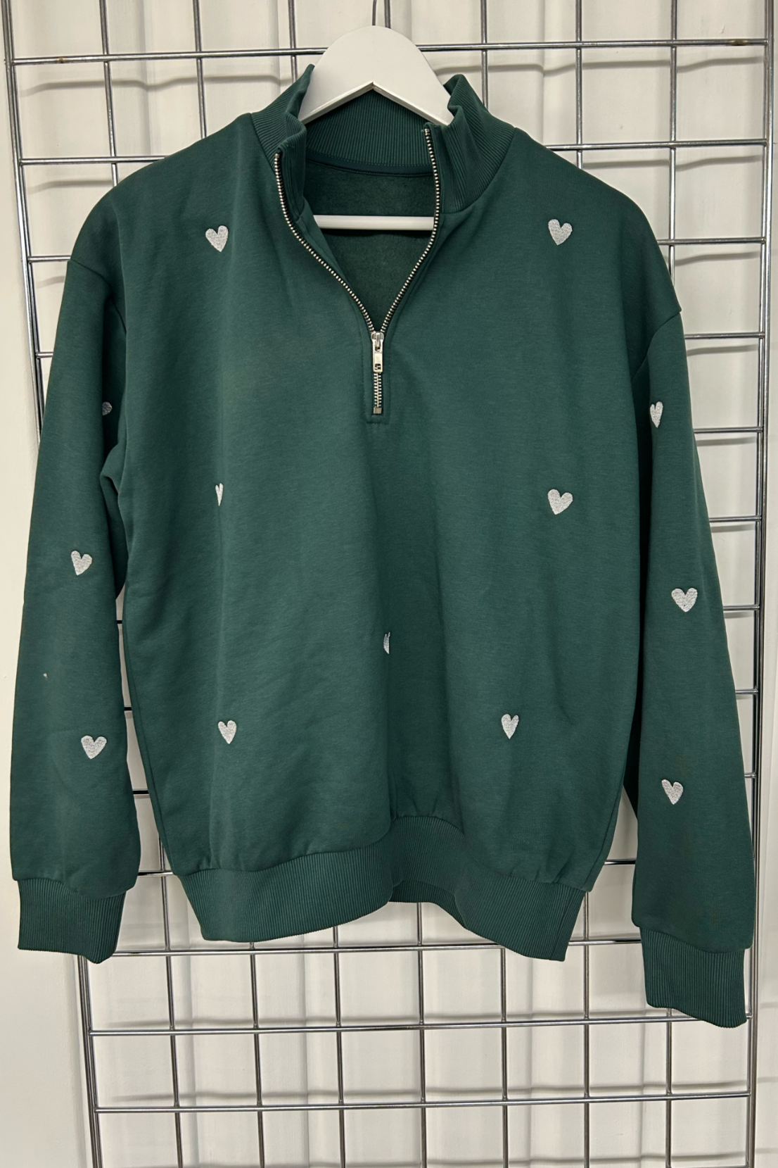 Sample: Heart Embroidered Set - Jade - Small