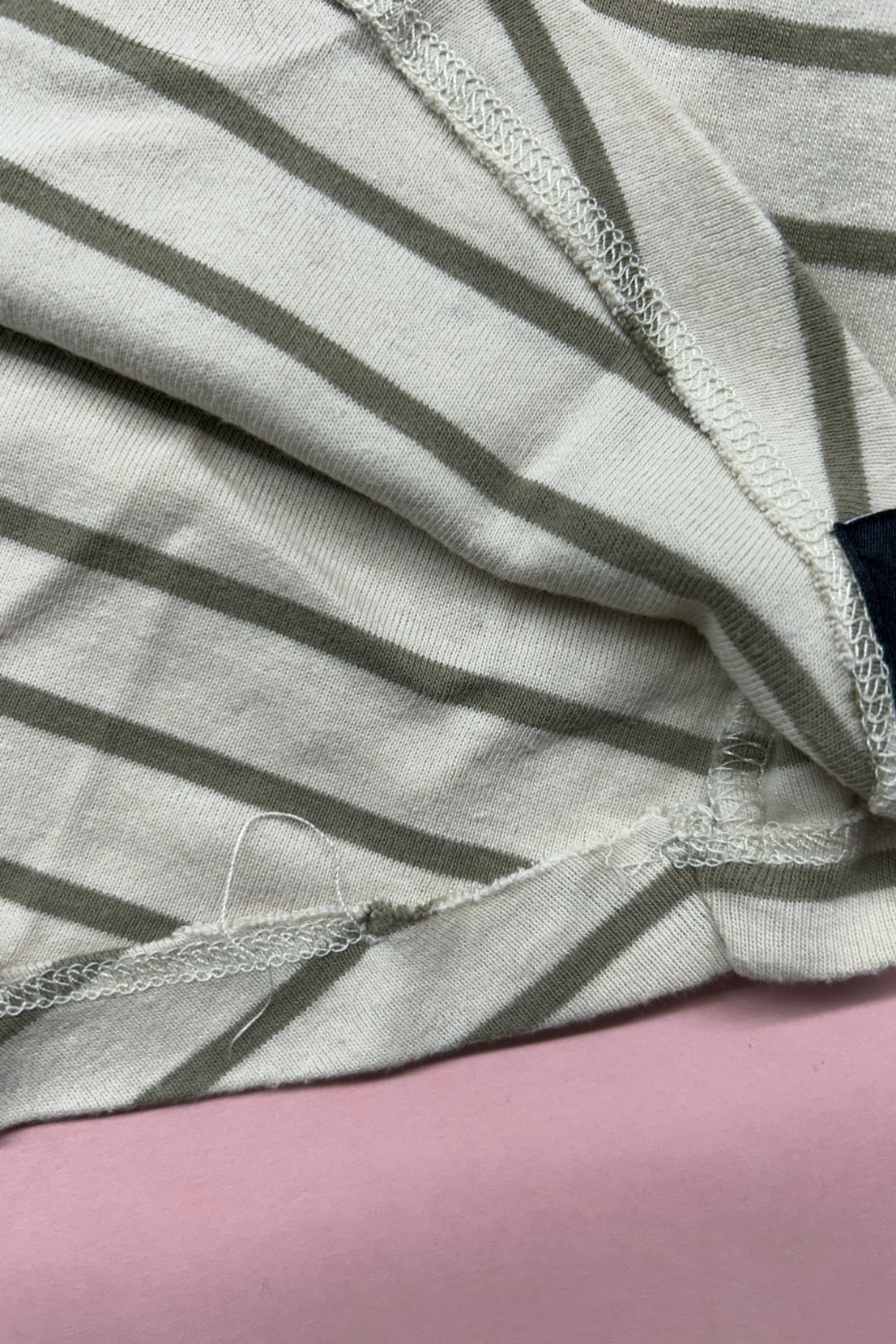 Pre Loved: Peach Breton Tee - Small