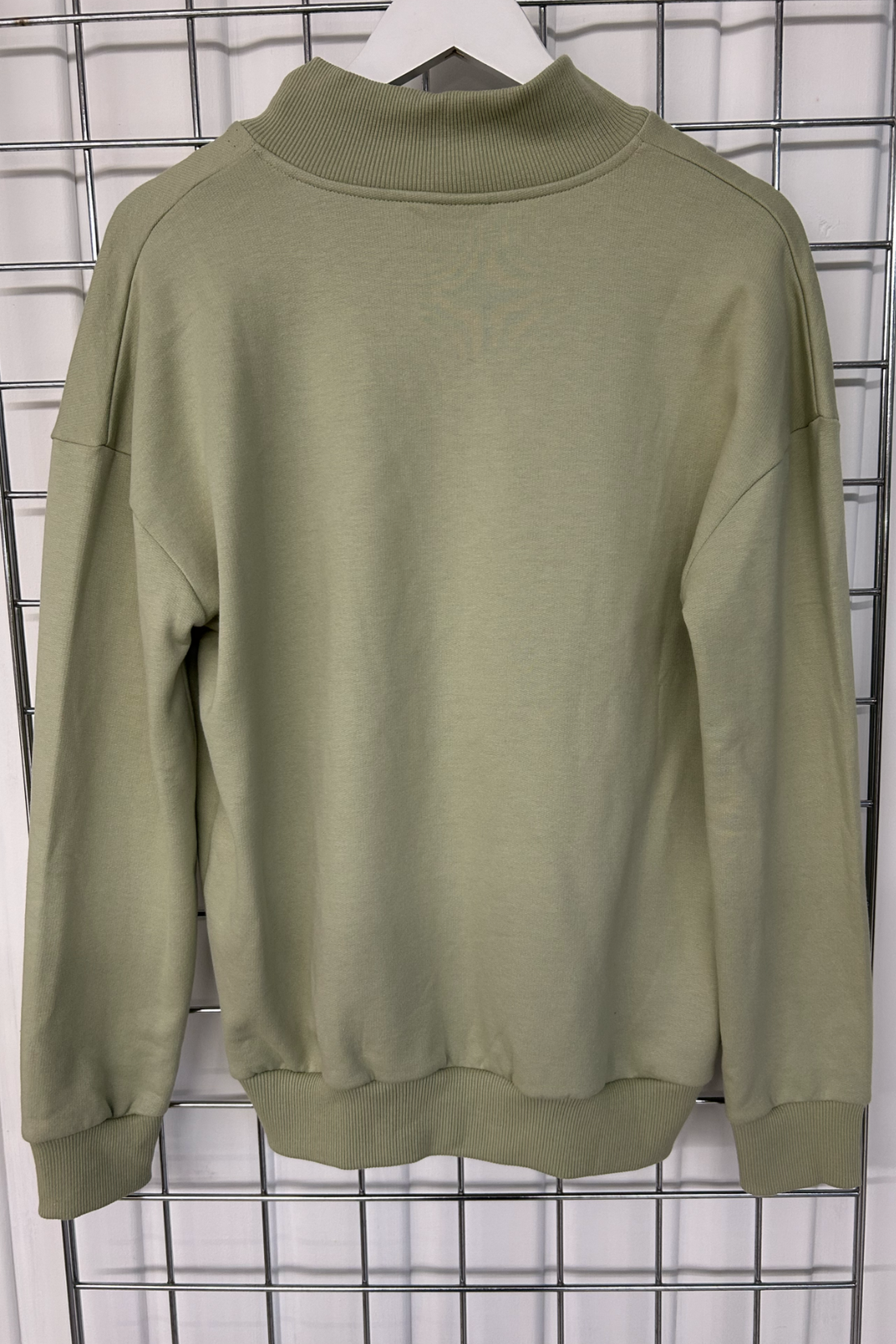 Sample: Sage Zip Sweatshirt - XS
