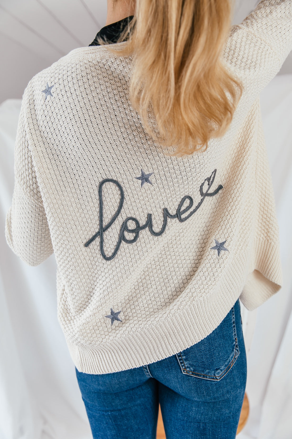 O&F Love Cardigan - Cream