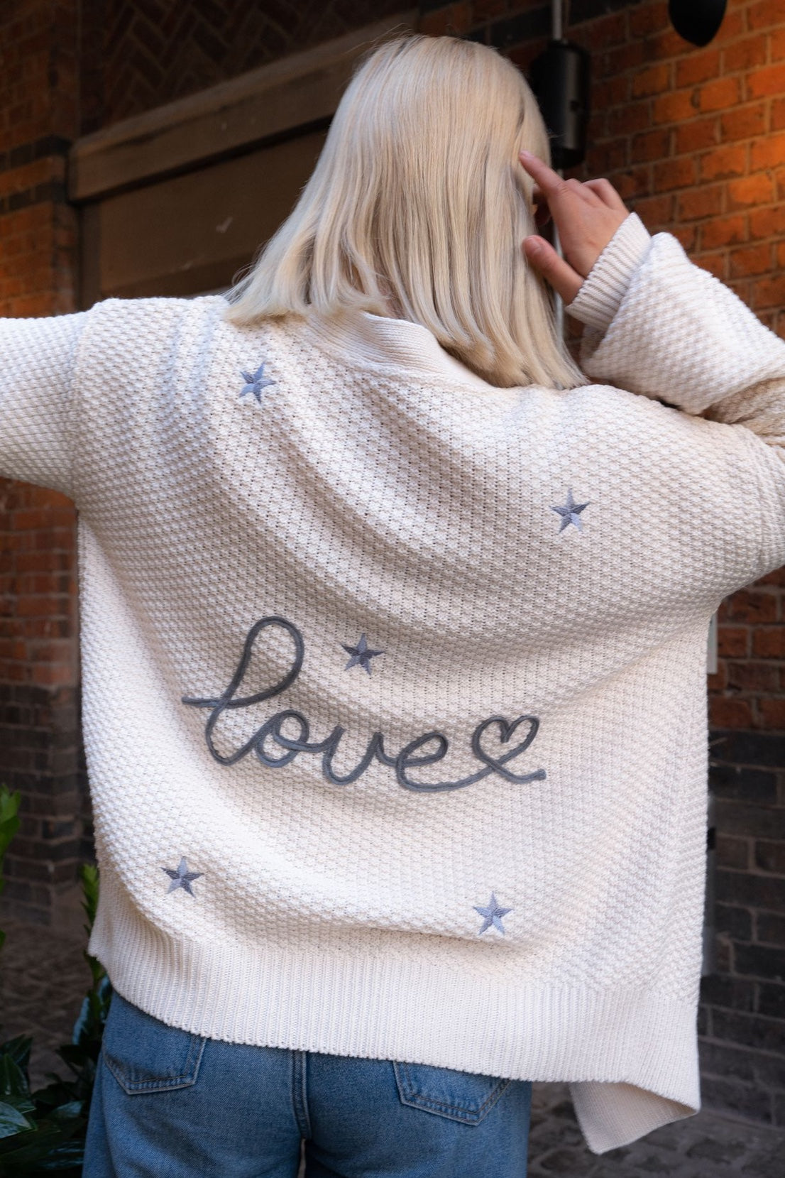 O&F Love Cardigan - Cream