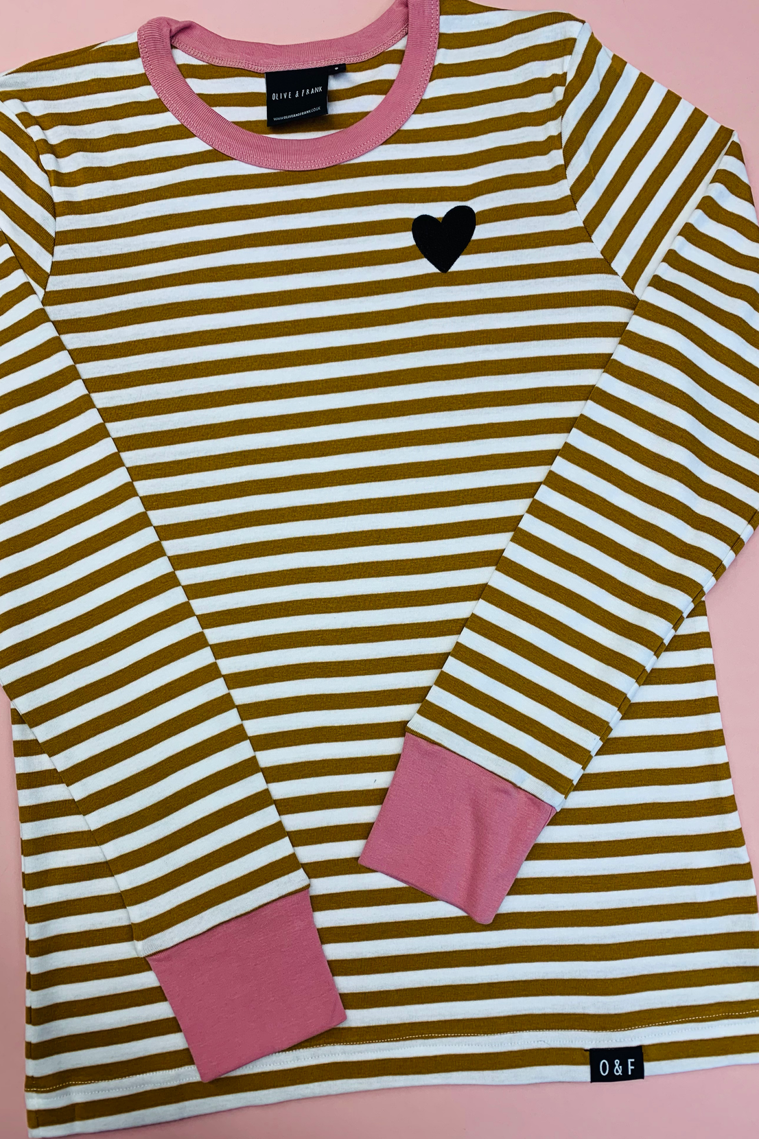 Mustard Heart Breton Sample - XS and Small