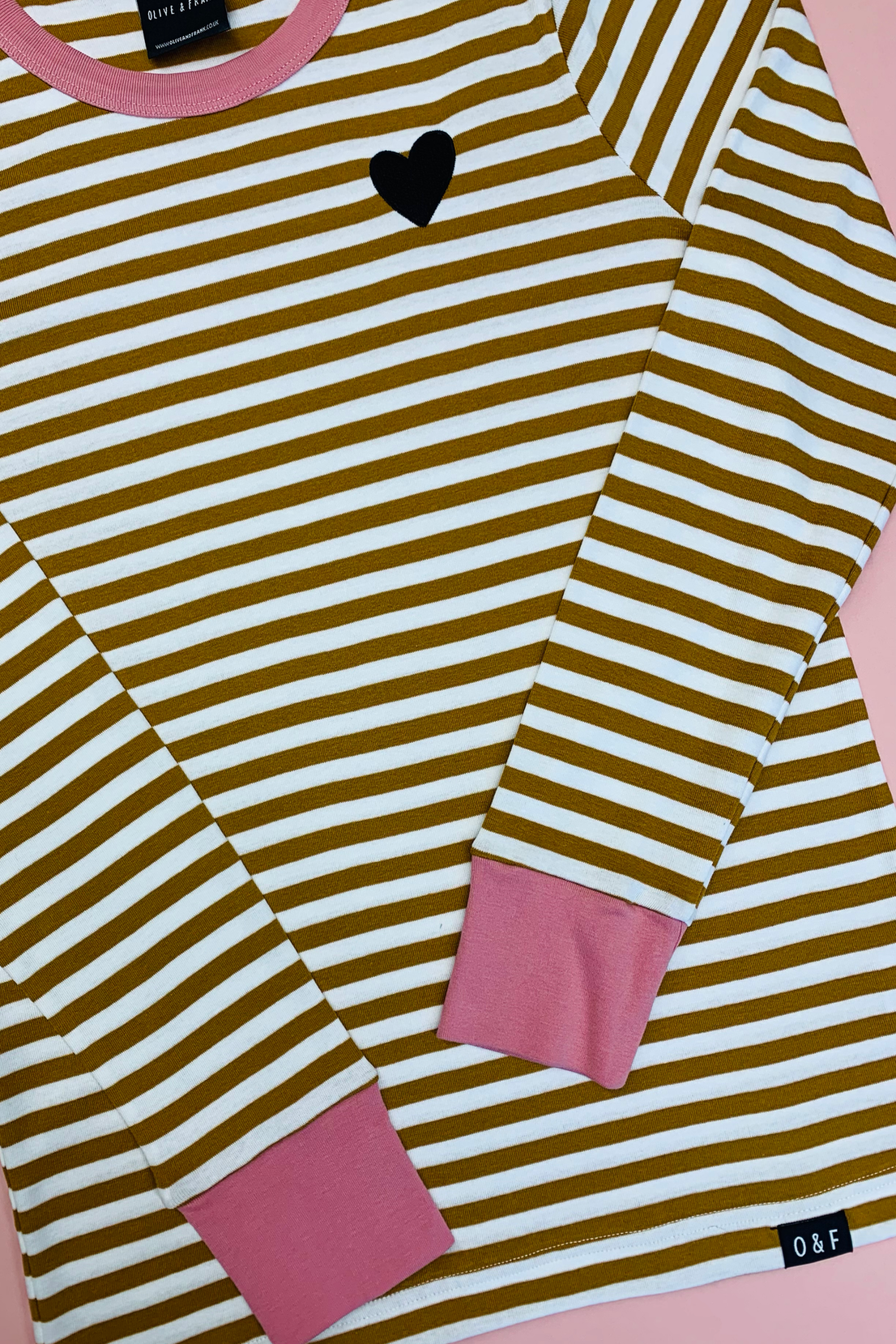 Mustard Heart Breton Sample - XS and Small