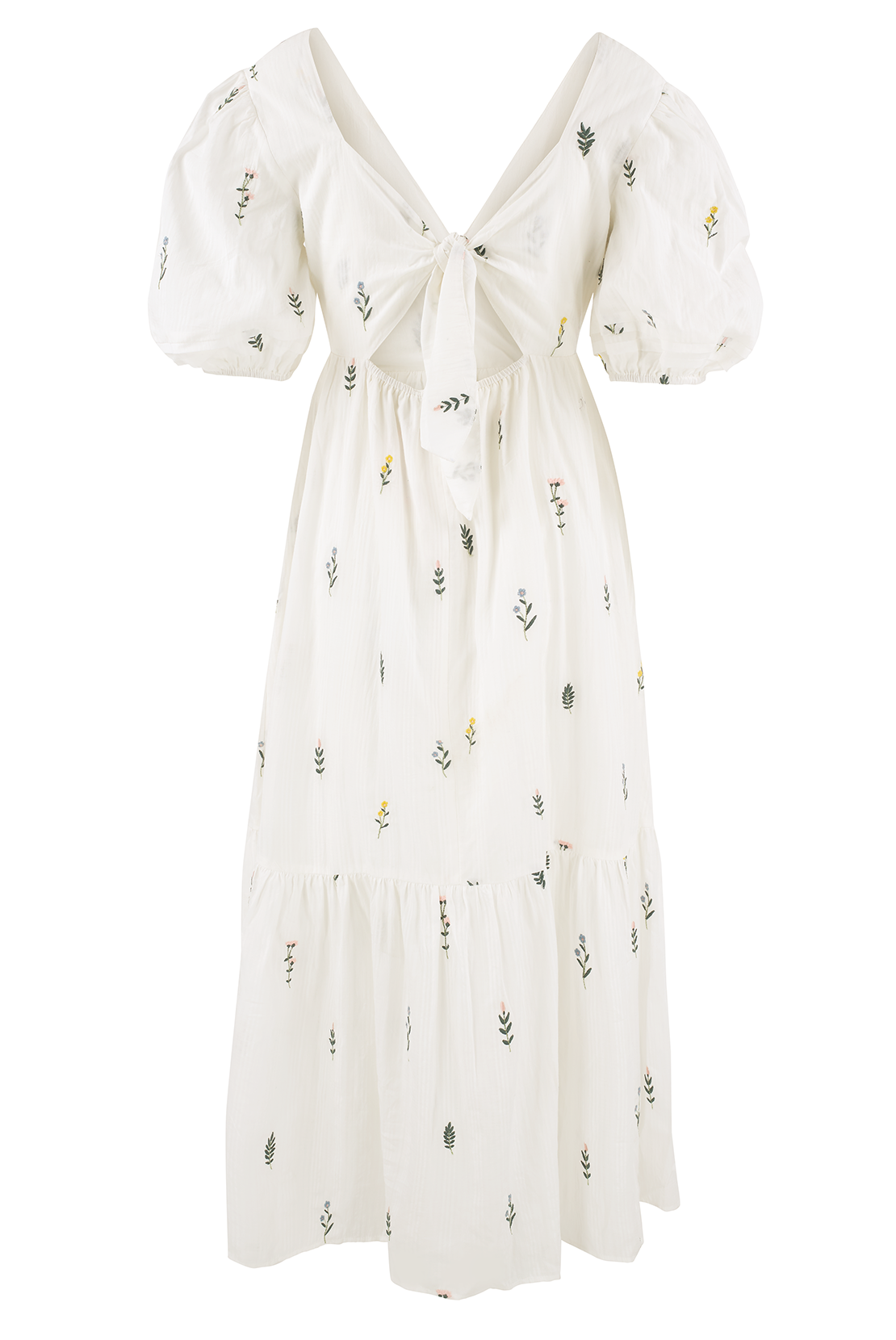 Amanda - Floral Embroidered Dress