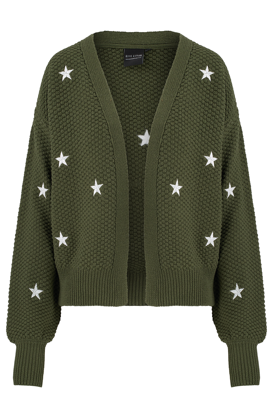 O&F Love Cardigan - Khaki