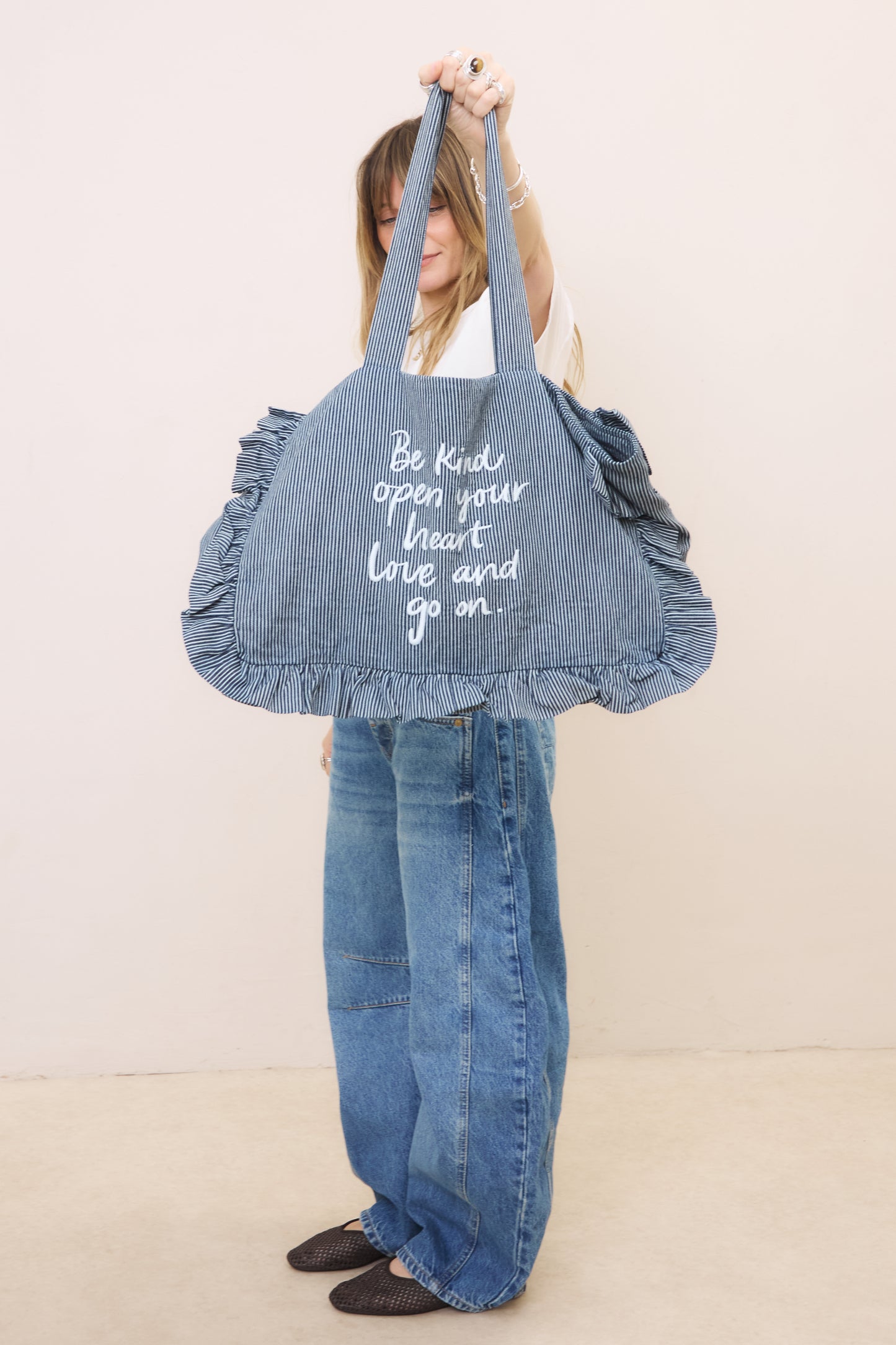 Open Heart Tote Bag