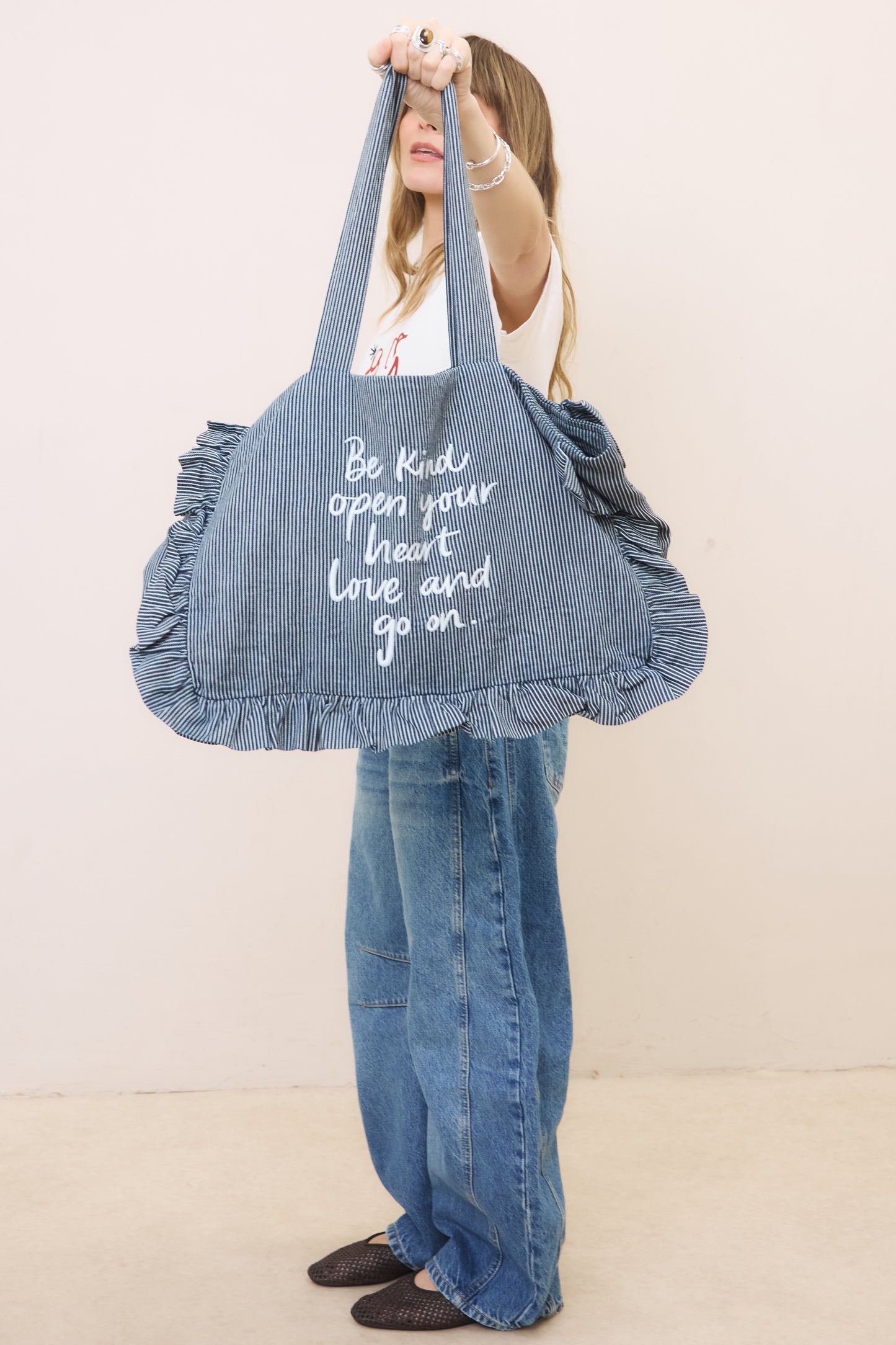 Open Heart Tote Bag