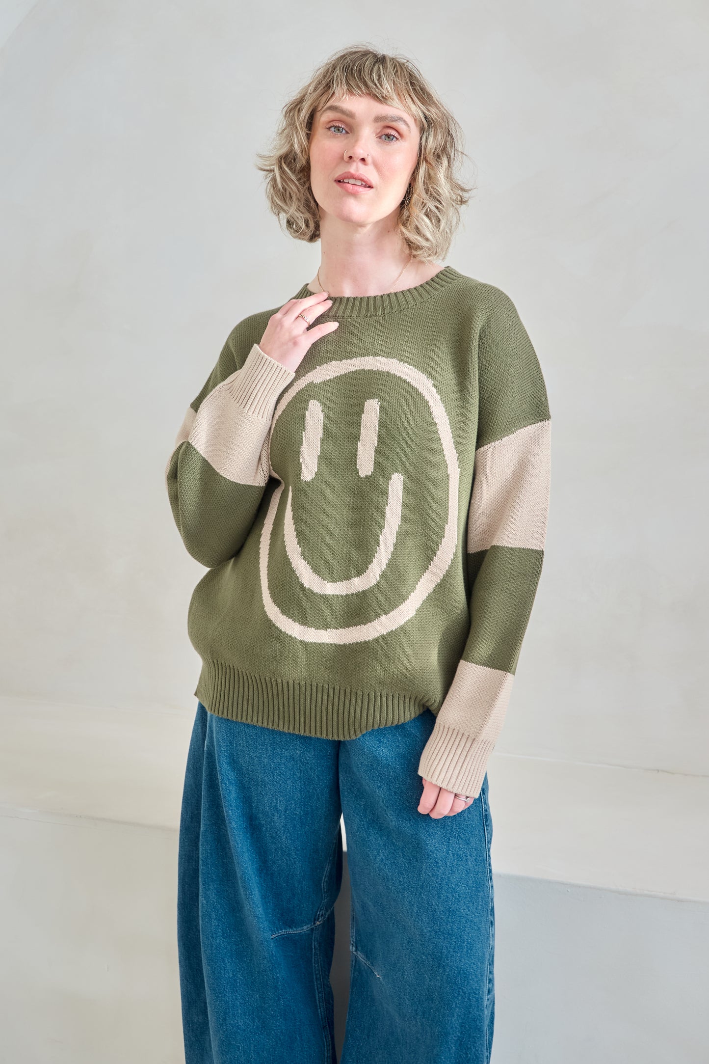 O&F Smiley Jumper