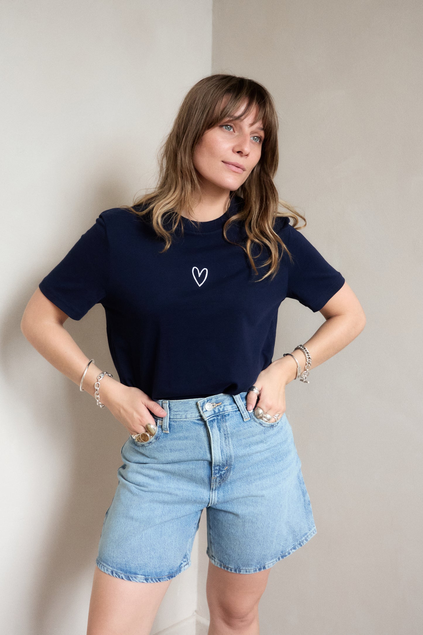 O&F Be Tee - Navy