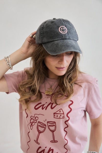 Smiley Embroidered Cap