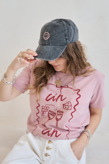 Smiley Embroidered Cap