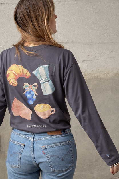 O&F Coffee Lovers Club Longsleeve Tee