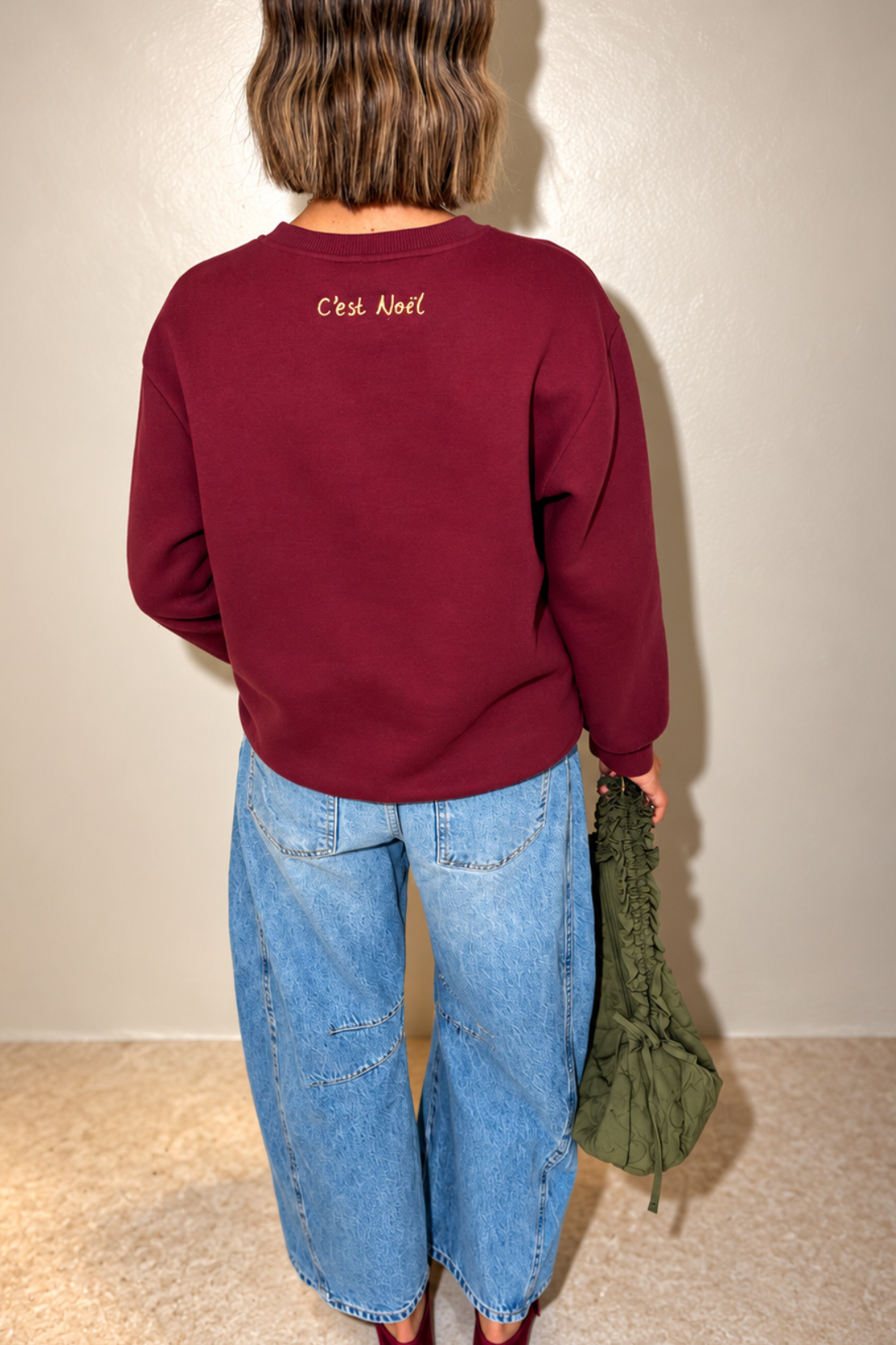 O&F Love and Joy Bow Sweatshirt
