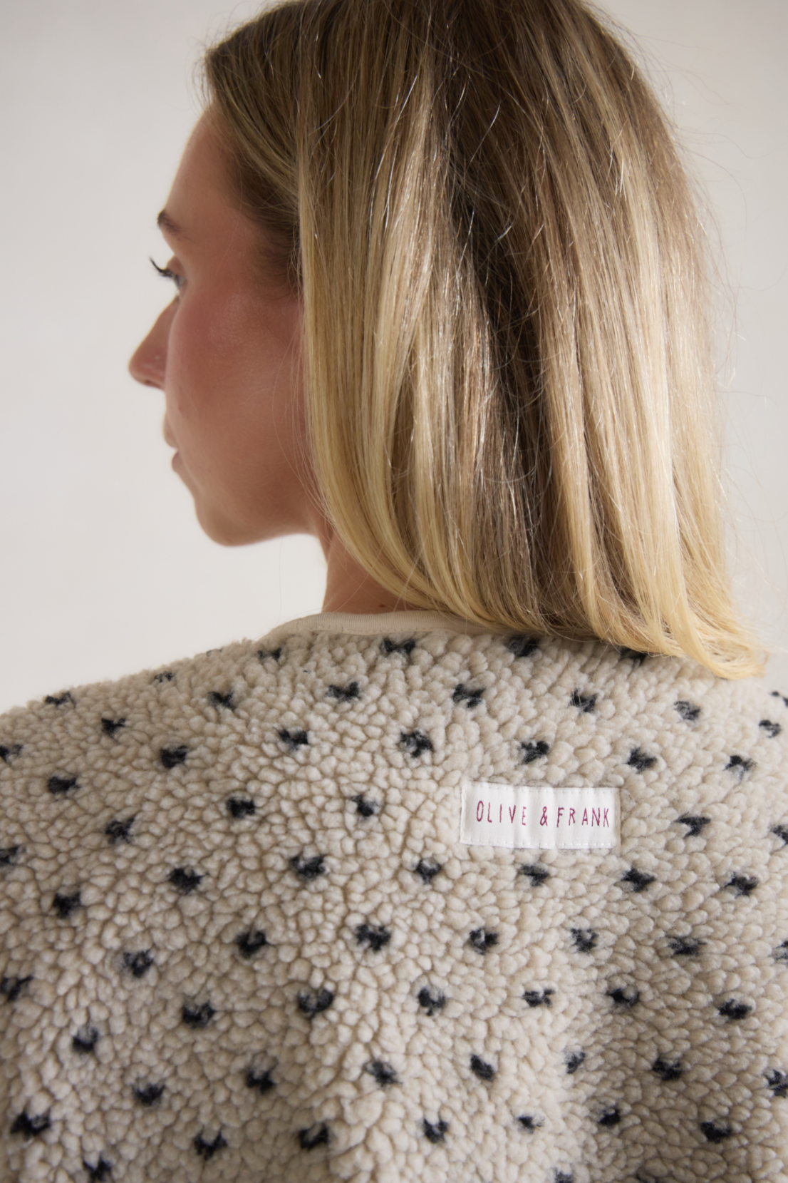 O&F Scout Polka Dot Borg Gilet
