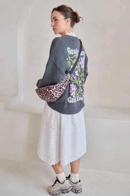 O&F Emmy Heart Broderie Anglaise Dress