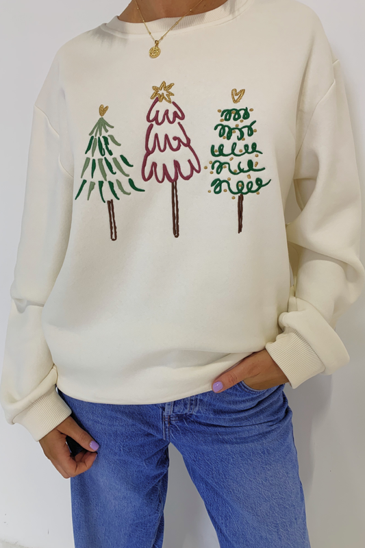 O&F Festive Tree Sweatshirt