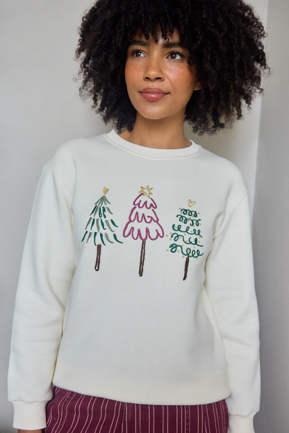 O&F Festive Tree Sweatshirt