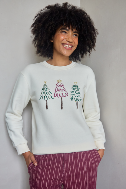 O&F Festive Tree Sweatshirt