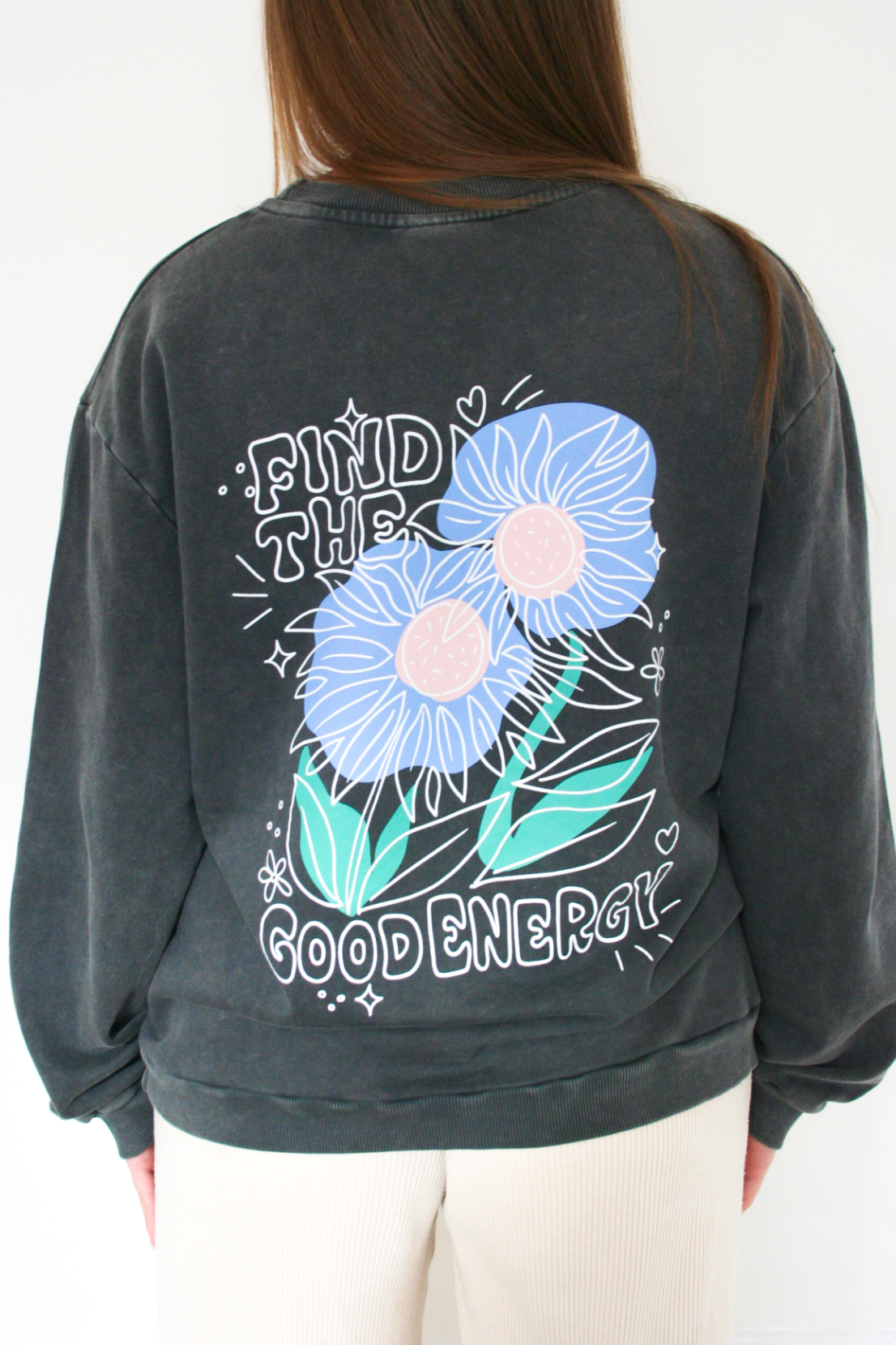 O&F Find The Good Energy Sweatshirt