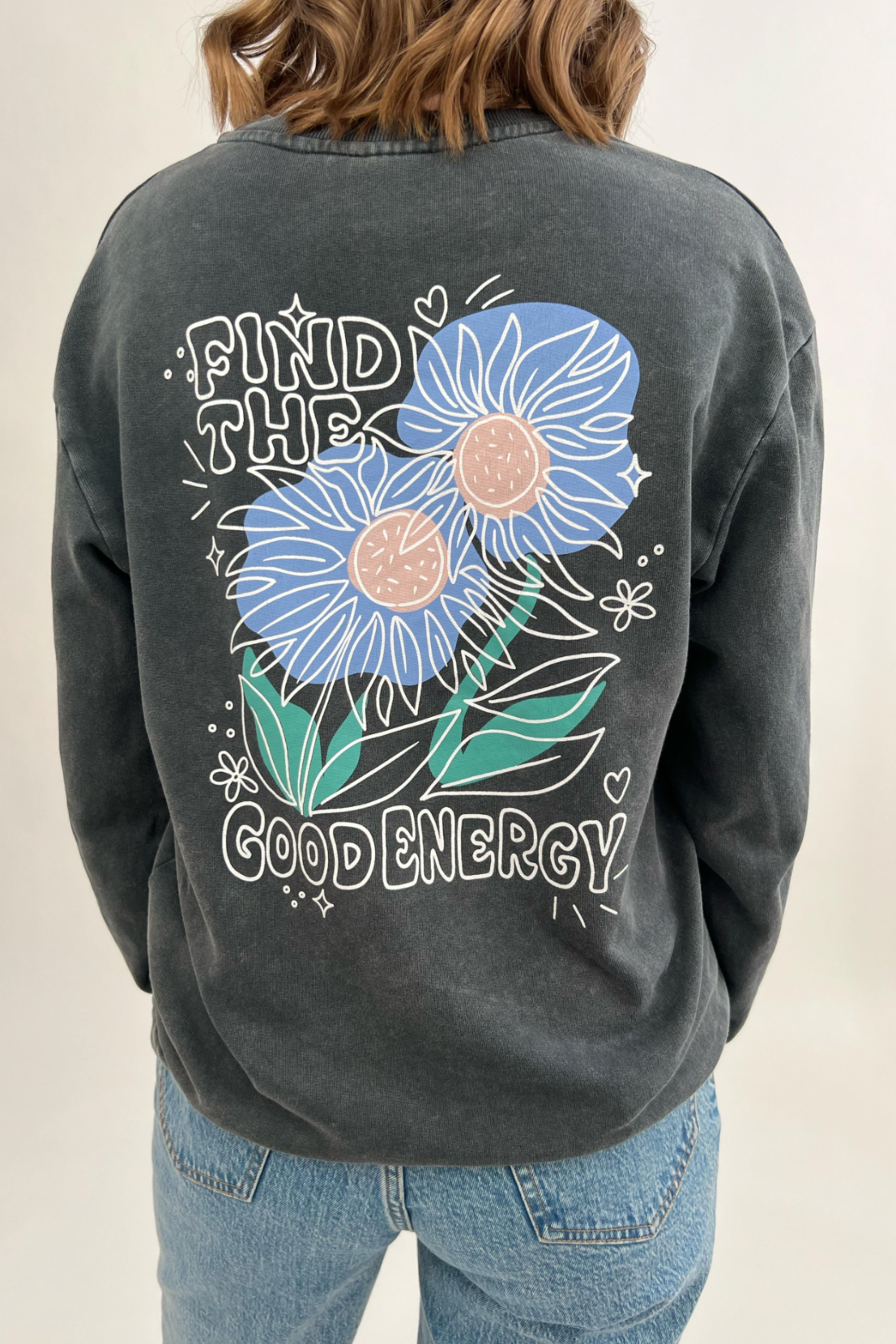 O&F Find The Good Energy Sweatshirt