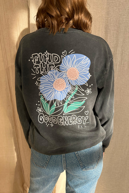 O&F Find The Good Energy Sweatshirt