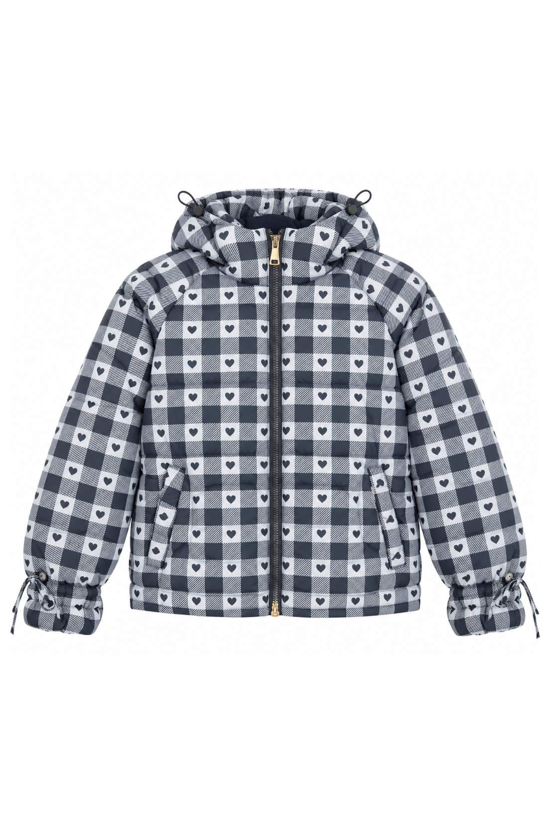 Sample - Heart Check Puffer Coat - Small