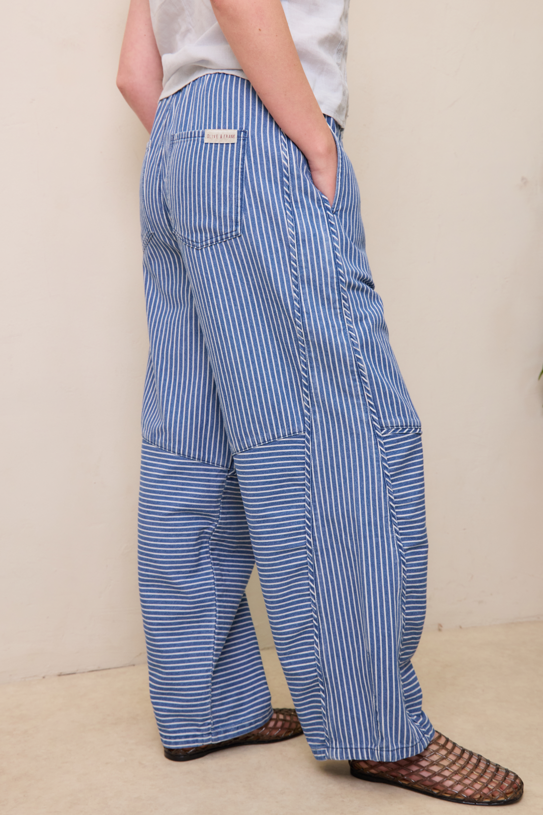 O&F Kit Stripe Trousers