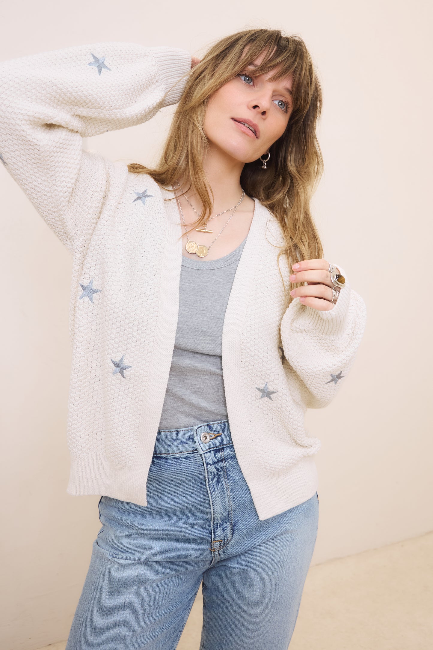 O&F Love Cardigan - Cream