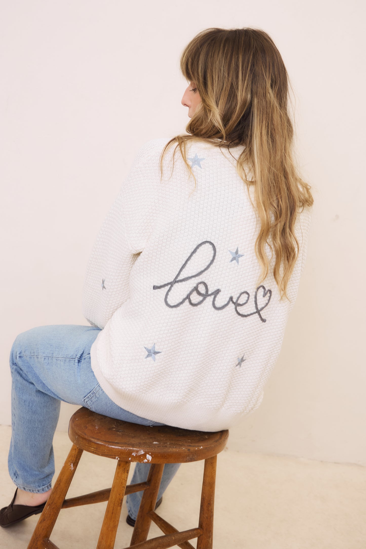 O&F Love Cardigan - Cream