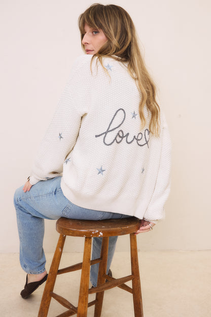 O&F Love Cardigan - Cream