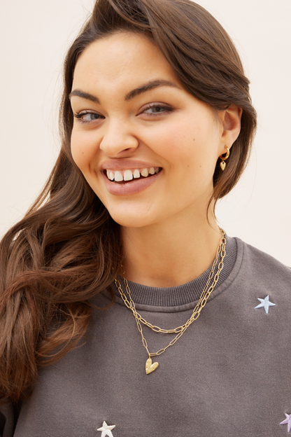 O&F Paper Clip Necklace