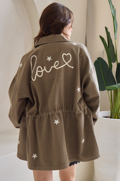O&F Love Jacket - Khaki