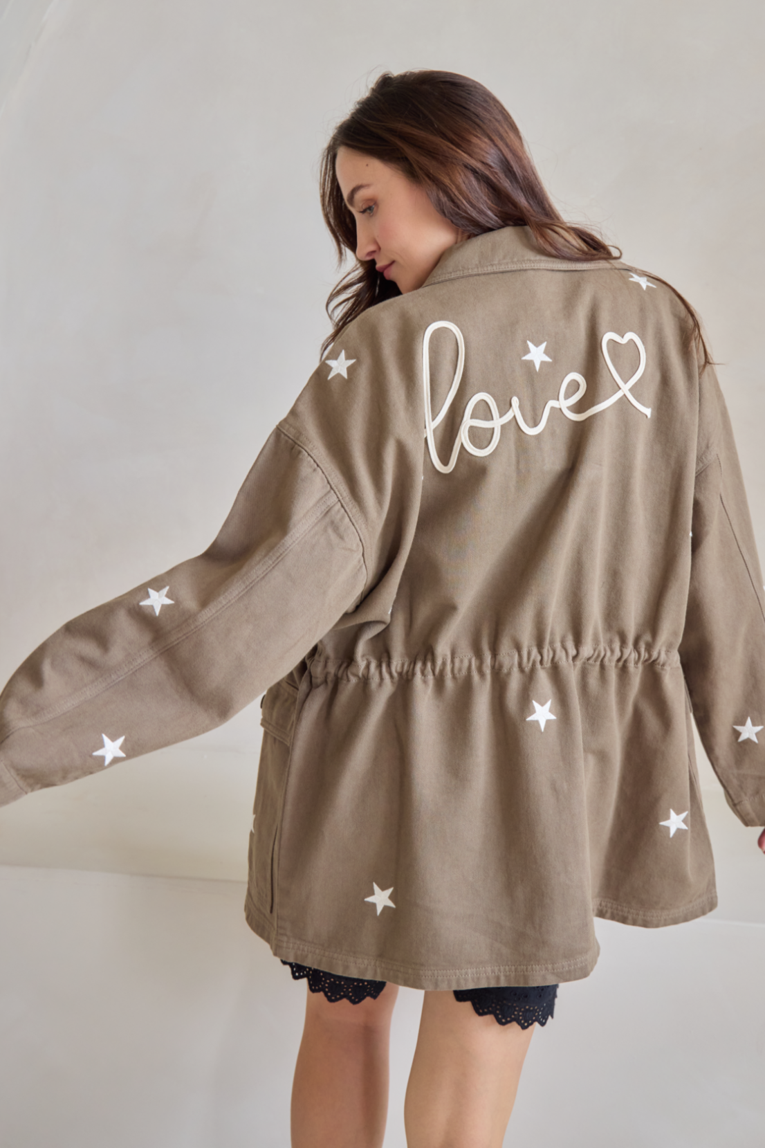 O&F Love Jacket - Khaki