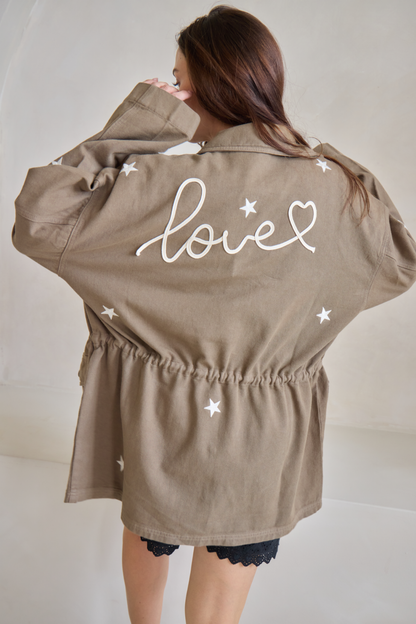 O&F Love Jacket - Khaki