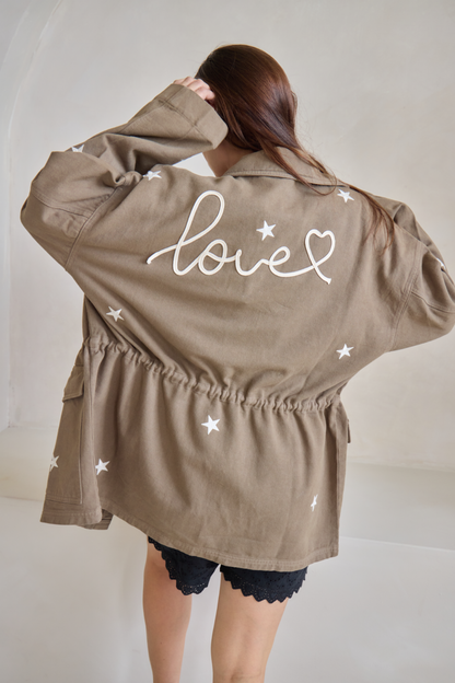 O&F Love Jacket - Khaki